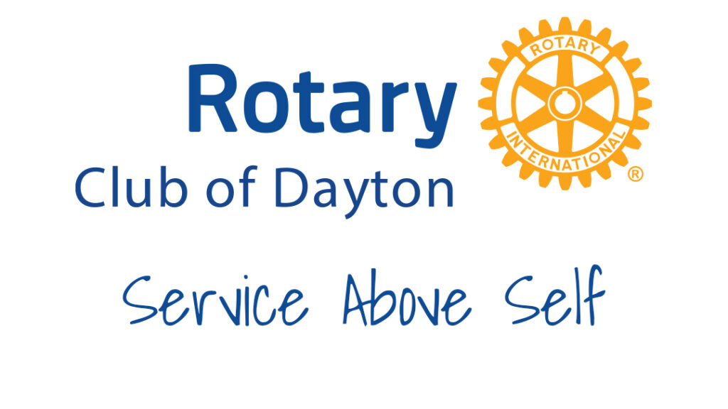 Rotary Club of Dayton logo with motto "Service Above Self"