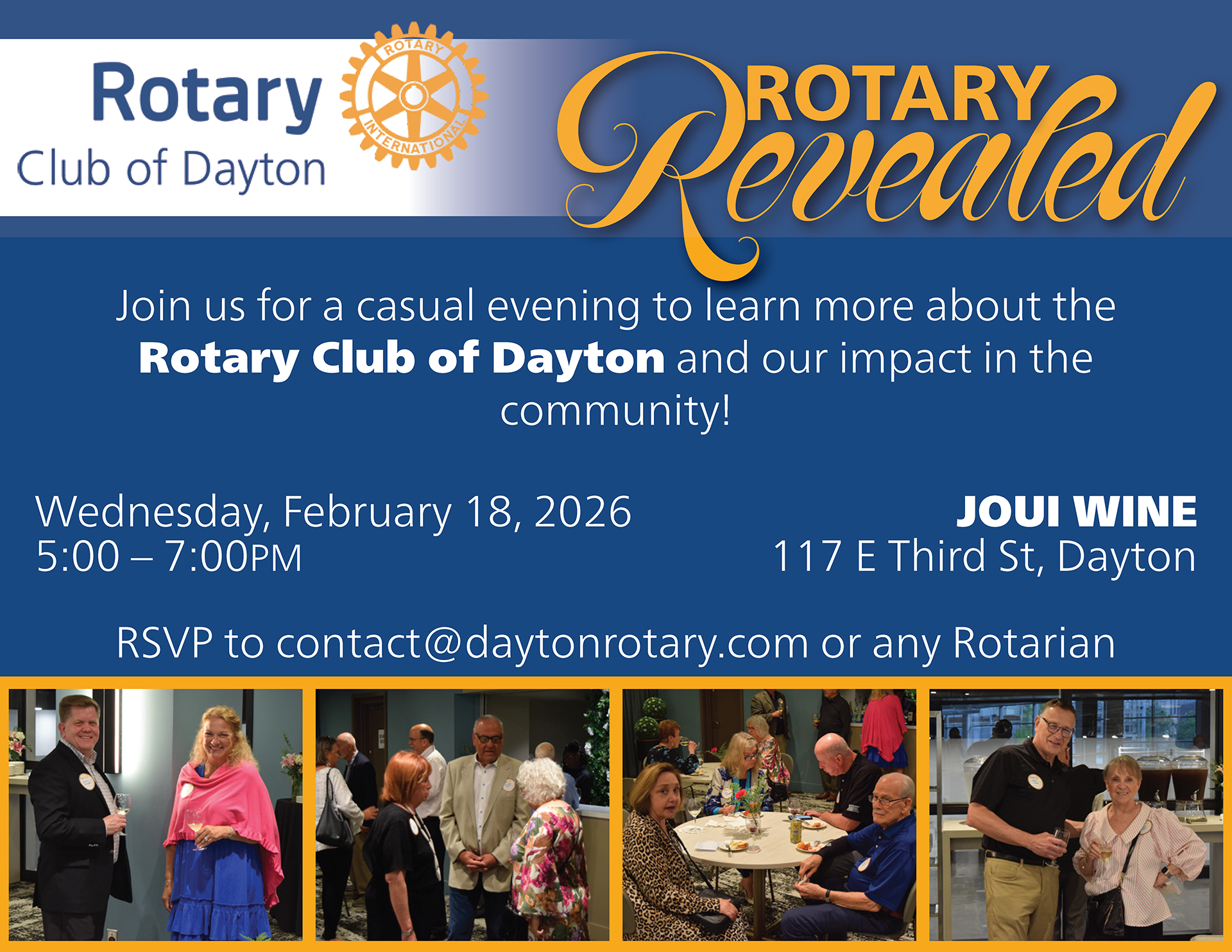 Rotary Revealed February 2026 Invitation