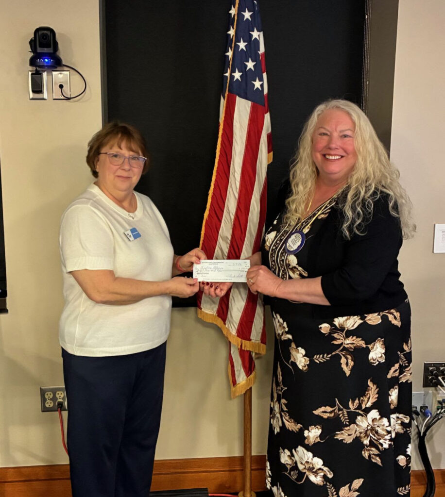 Donna Queen accepted a grant on behalf of Diabetes Dayton