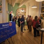 Attendees enjoy February's Rotary Revealed at Joui Wine
